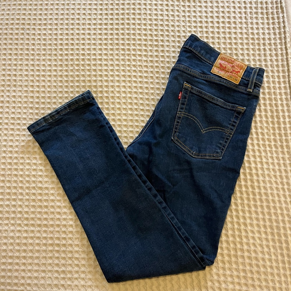 Levi's Dark Blue Denim Jeans
